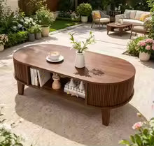 Tables Basses Ovales Intemporelles Image