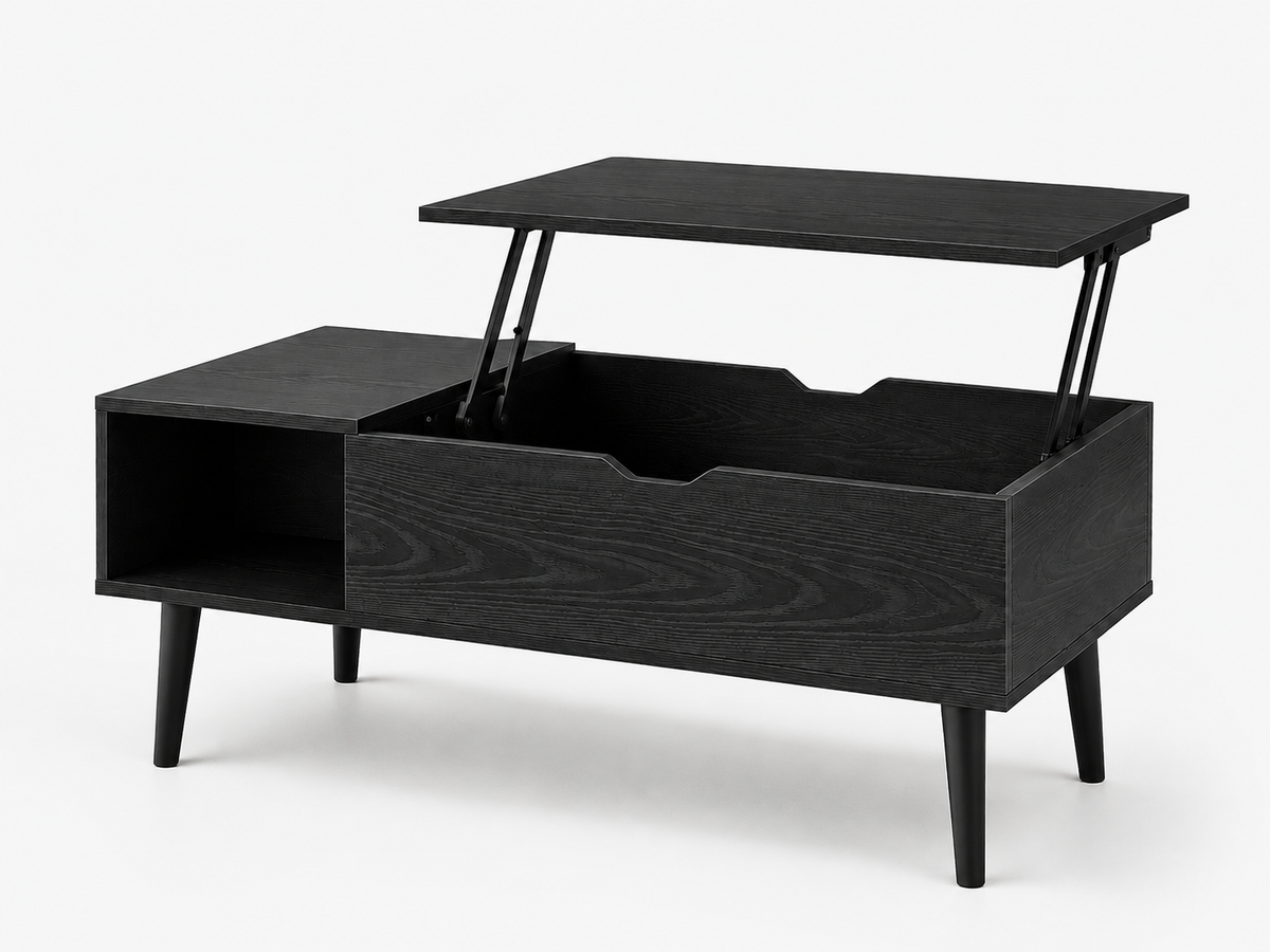 Table Basse Relevable Oria™ | Noir Design Moderne