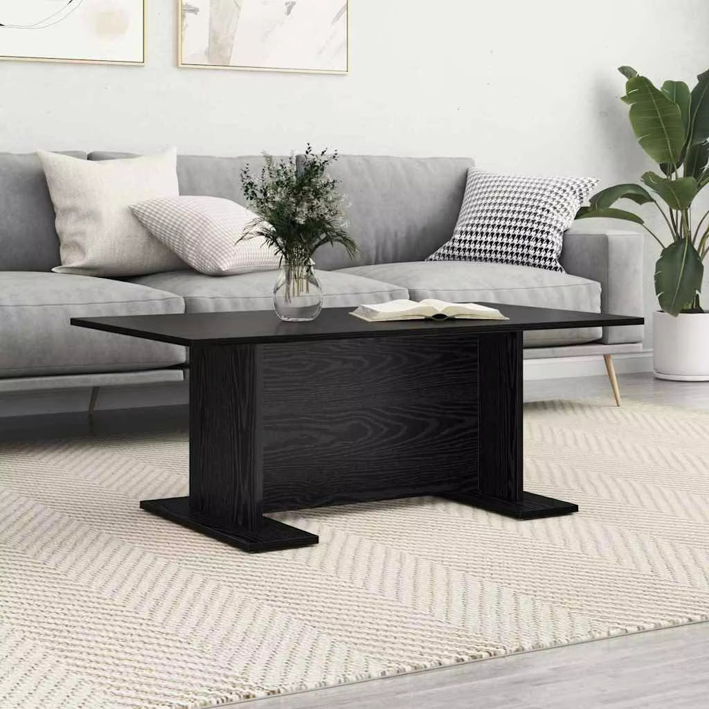Table Basse Rustéa™ | Finition Bois Rustique & Design Contemporain