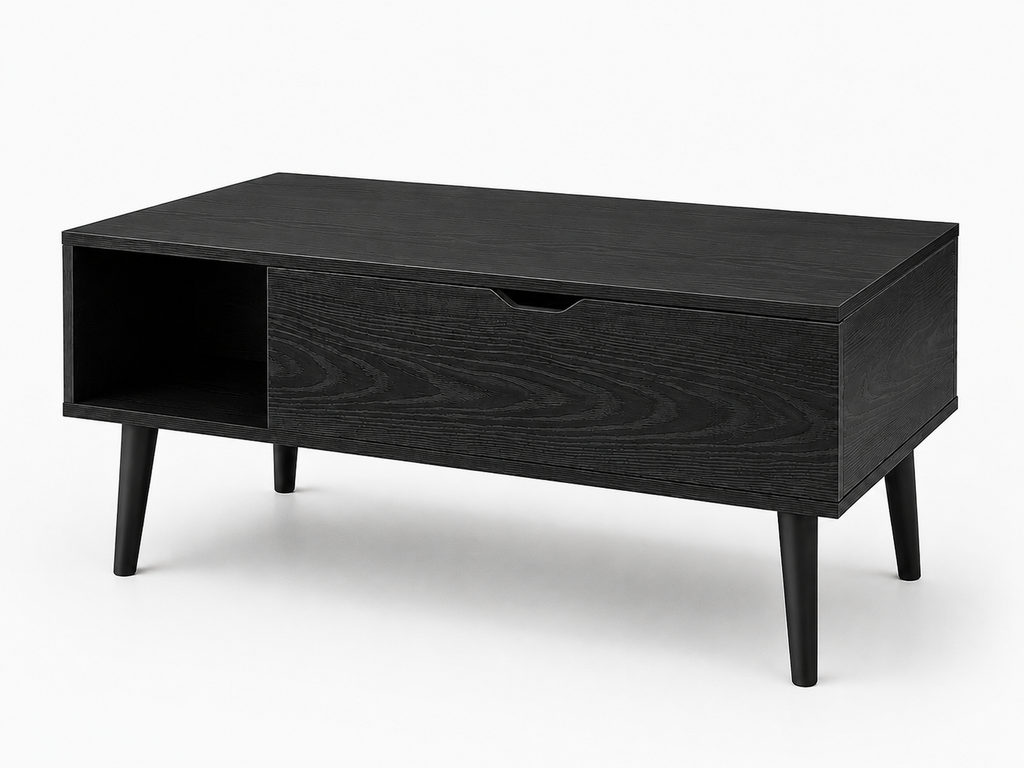 Table Basse Relevable Oria™ | Noir Design Moderne