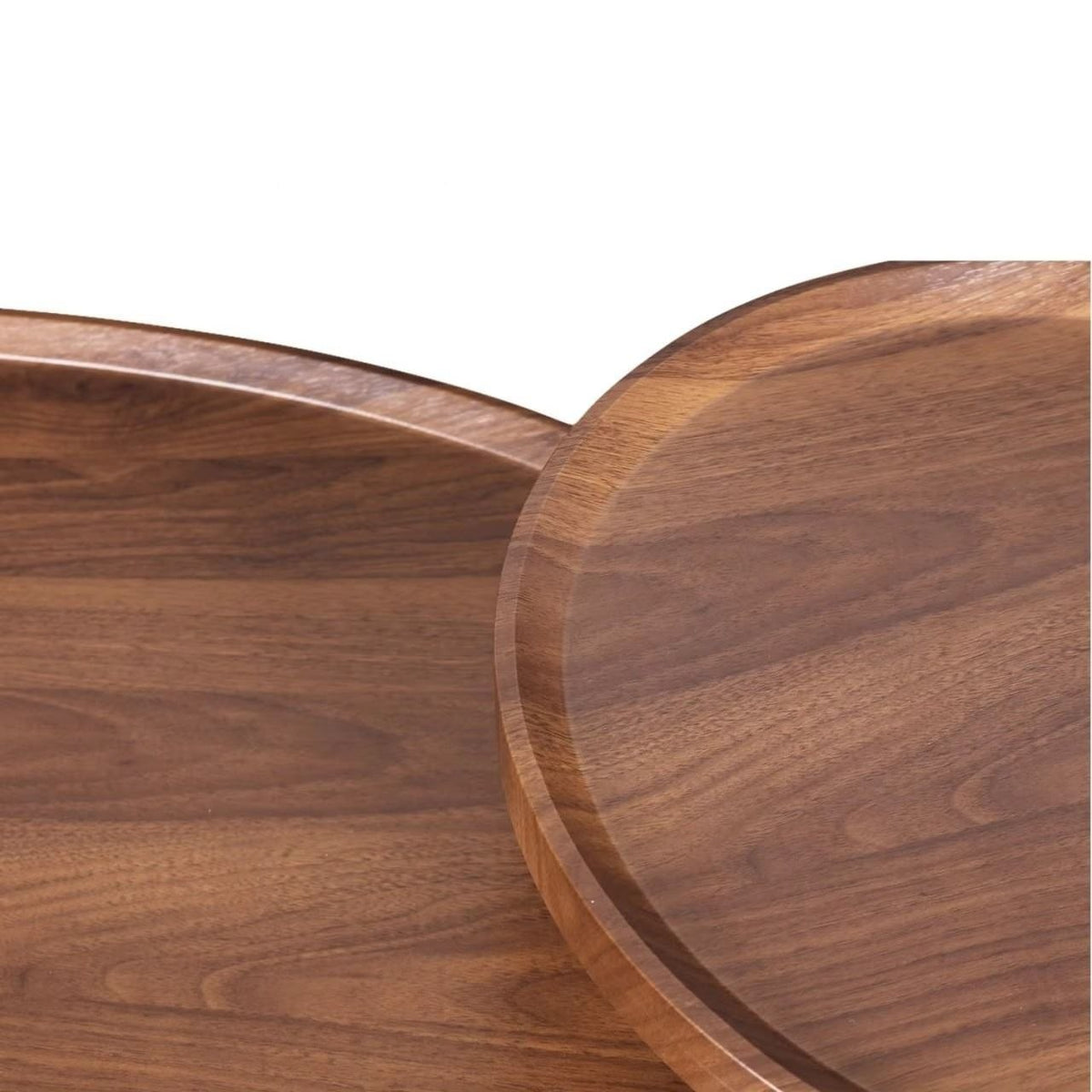 Tables Basses Gigognes Norevia™ | Effet Noyer et Structure Noir